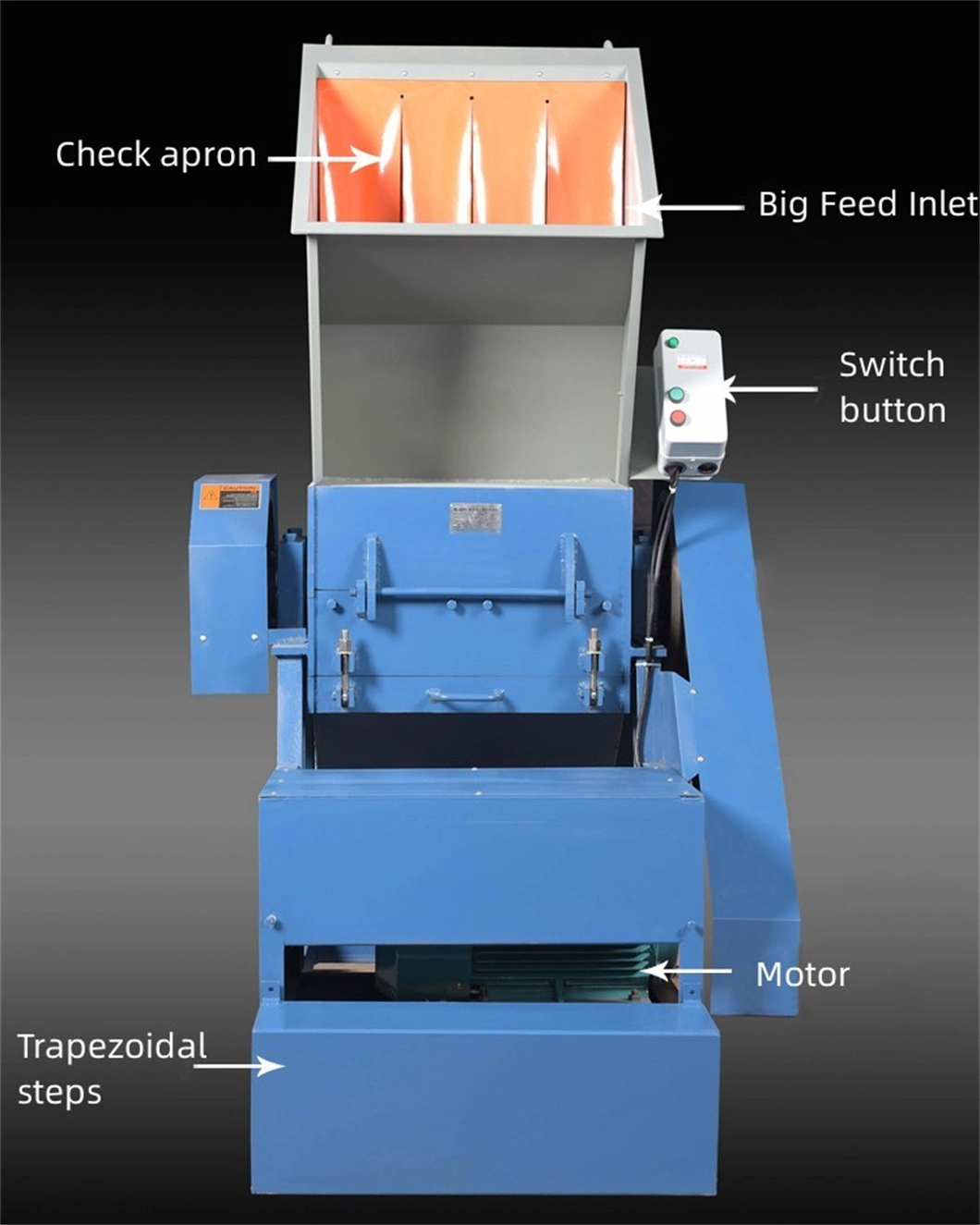 11kw 500r/Min Customization Big Plastic Crusher Shredder Crushing Shredder Machine