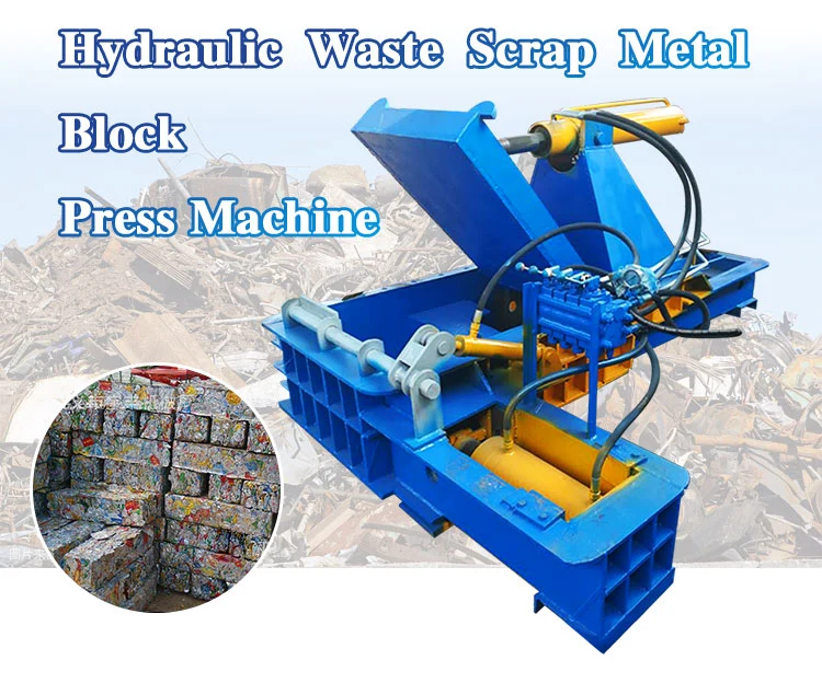 Hydraulic Scrap Metal Baling Wool Baler Press Machine