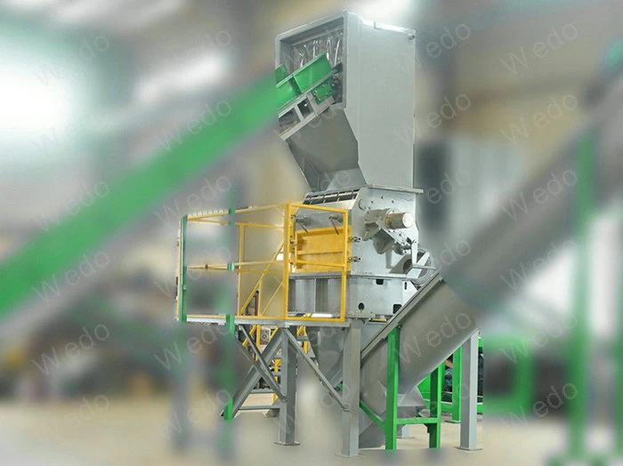 Hot Sale Milk Bottle Recycling Machine for Crushing Washing Drying HDPE PP Bottles with Hot Friction Washer