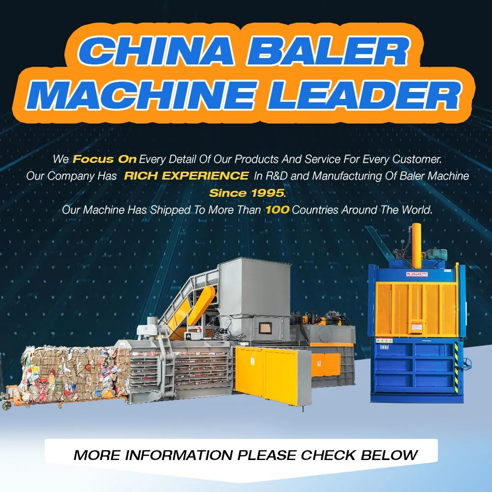 Fully Automatic Labor Free Low Failure Corrugated Carton Cardboard Occ Waste Paper Recycling Baler Machine for Carton Factory Printing Factory