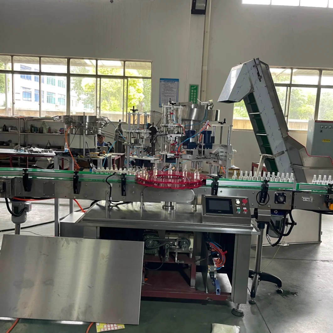 Automatic Alcohol Sanitizer Hand Washing Gel Cleaner Antiseptic Disinfectant Liquid Plastic Bottle Filling Capping Labeling Production Line