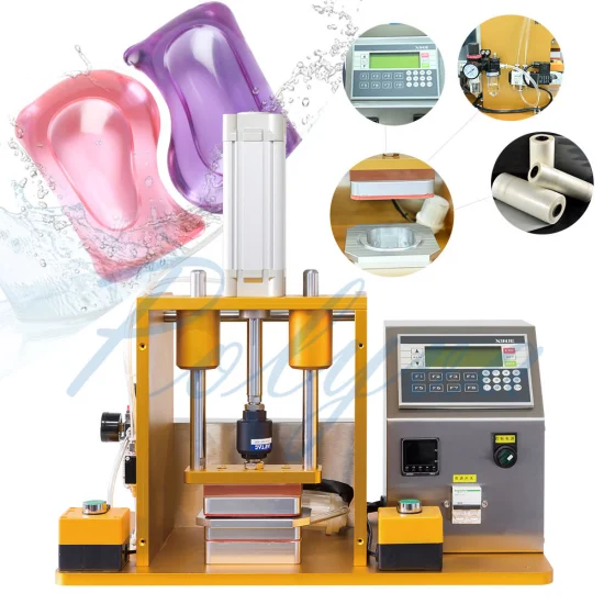 Machines de conditionnement de dosettes de lessive multifonctions Polyva Machine de fabrication de savon à l'échelle de laboratoire automatique Autre machine de remplissage de poudre à laver