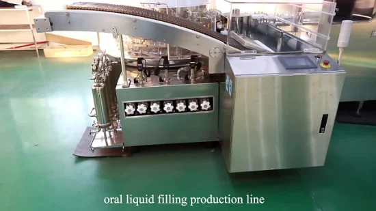 Machine de remplissage de liquide oral entièrement automatique Marya dans les industries pharmaceutiques, alimentaires et autres