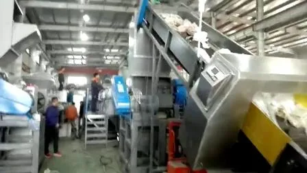 Ligne de lavage de sac de film de PE de pp déchets en plastique réutilisant le réservoir de lavage flottant de machine