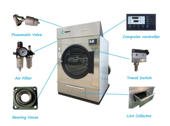 Machine industrielle de dessiccateur de blanchisserie de grande promotion pour l'hôtel, l'hôpital, le service de blanchisserie
