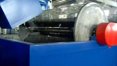 Ligne de recyclage de film en plastique de la machine à laver à ordures automatique Yatong 500kg
